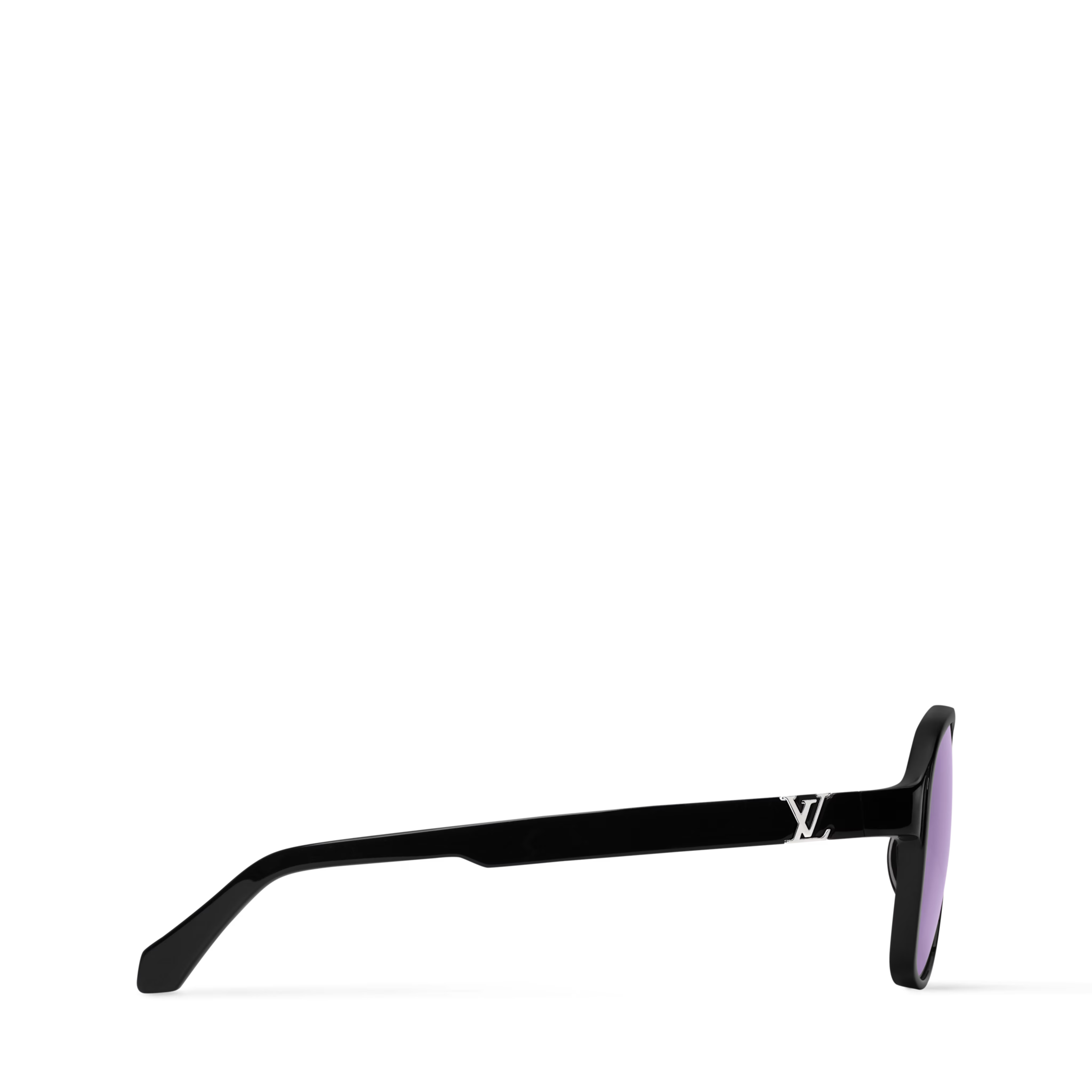 Louis Vuitton Men Pilot Frame Dusty Black Sunglasses