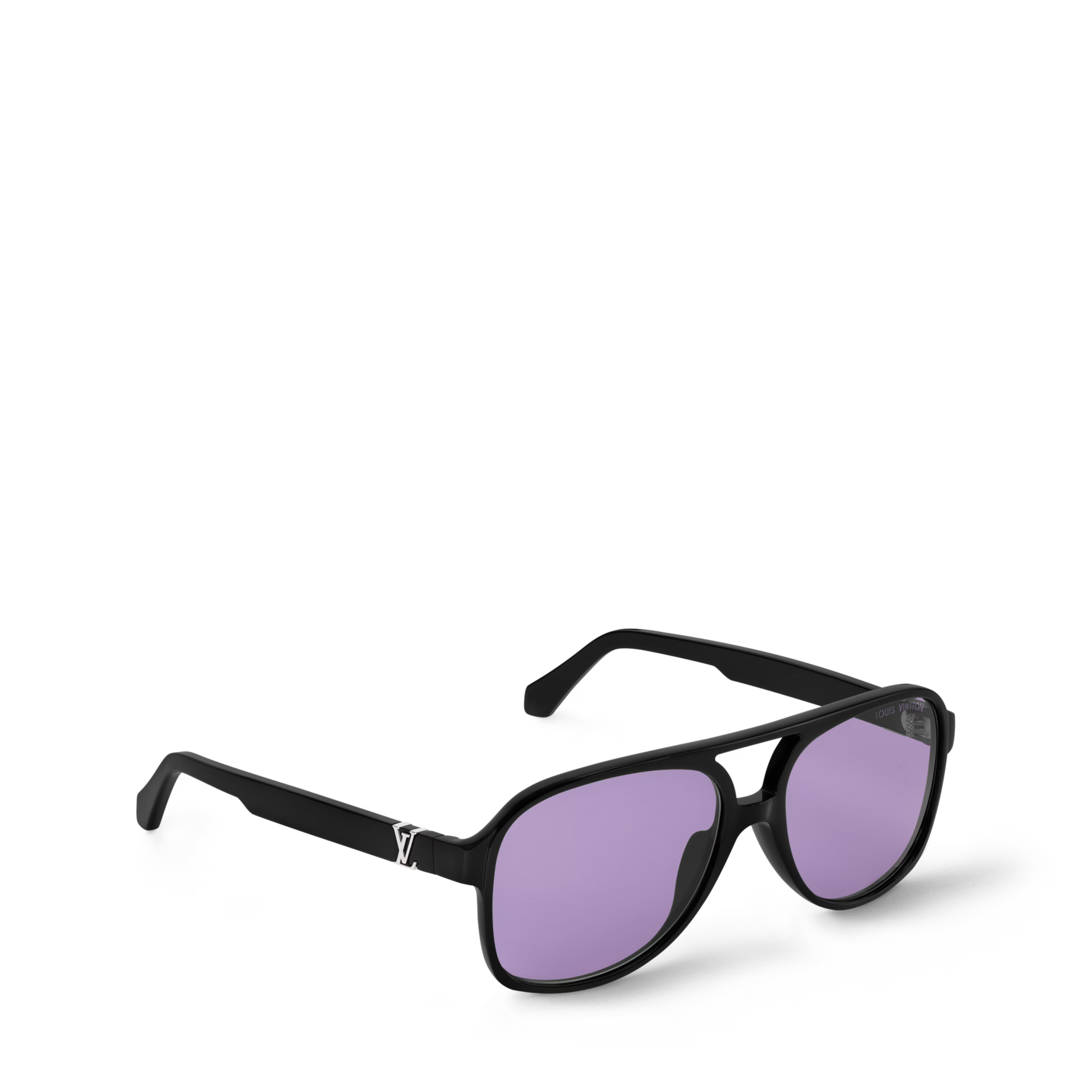 Louis Vuitton Men Pilot Frame Dusty Black Sunglasses