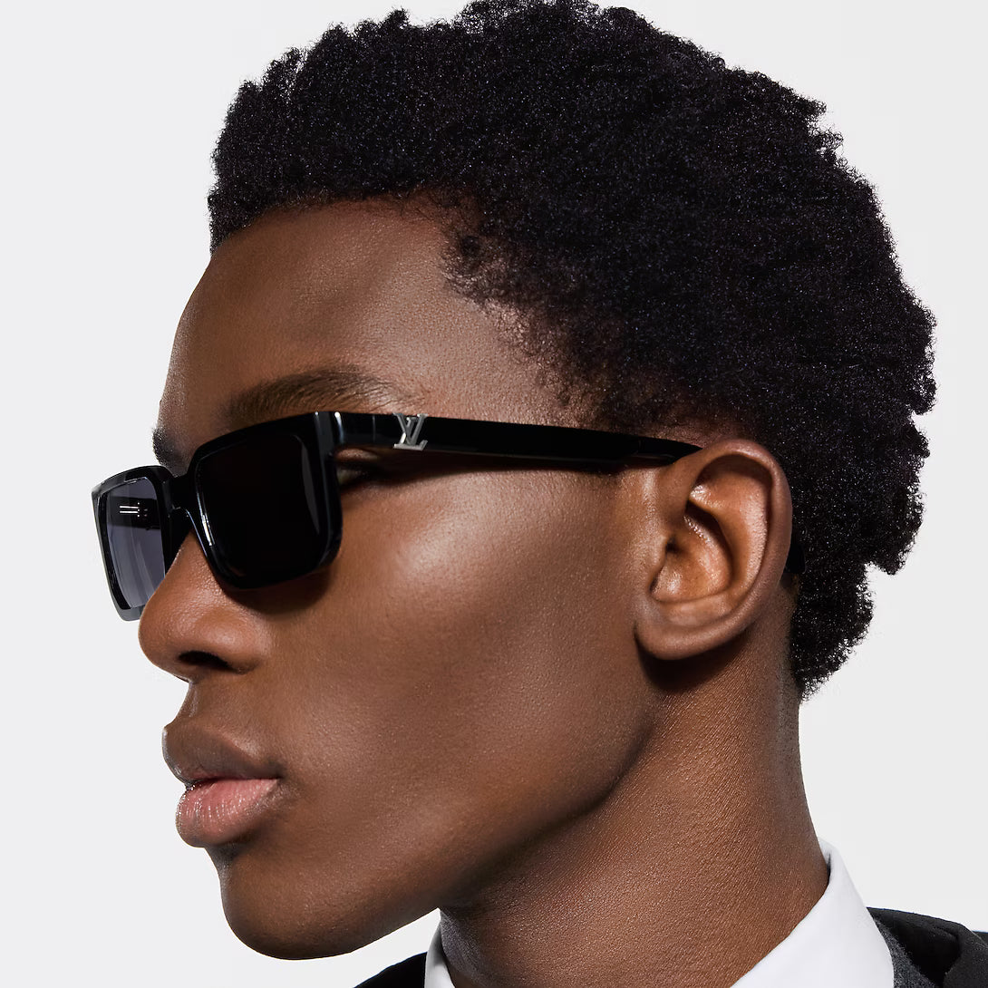 Louis Vuitton Men Z3262U Black Sunglasses