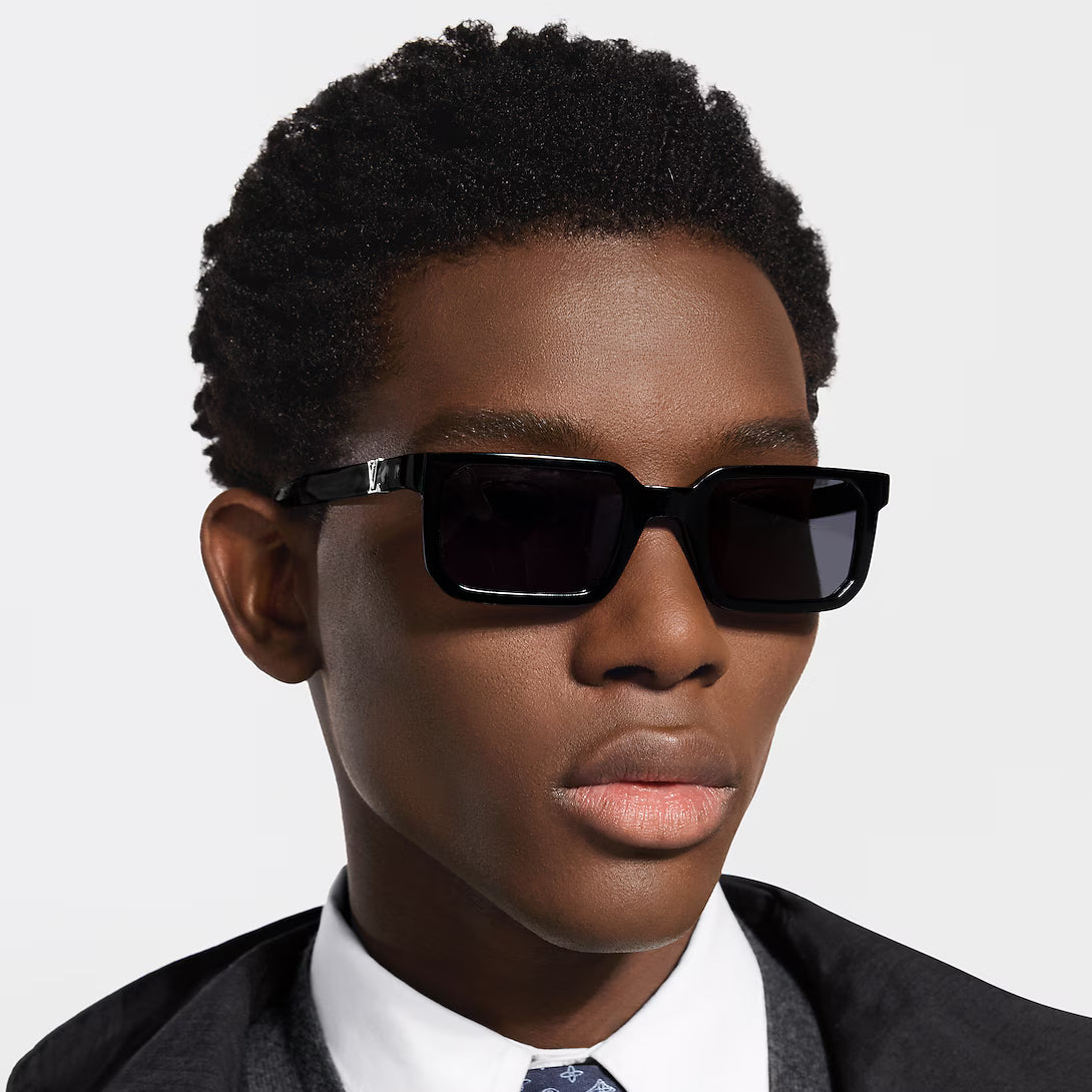 Louis Vuitton Men Z3262U Black Sunglasses