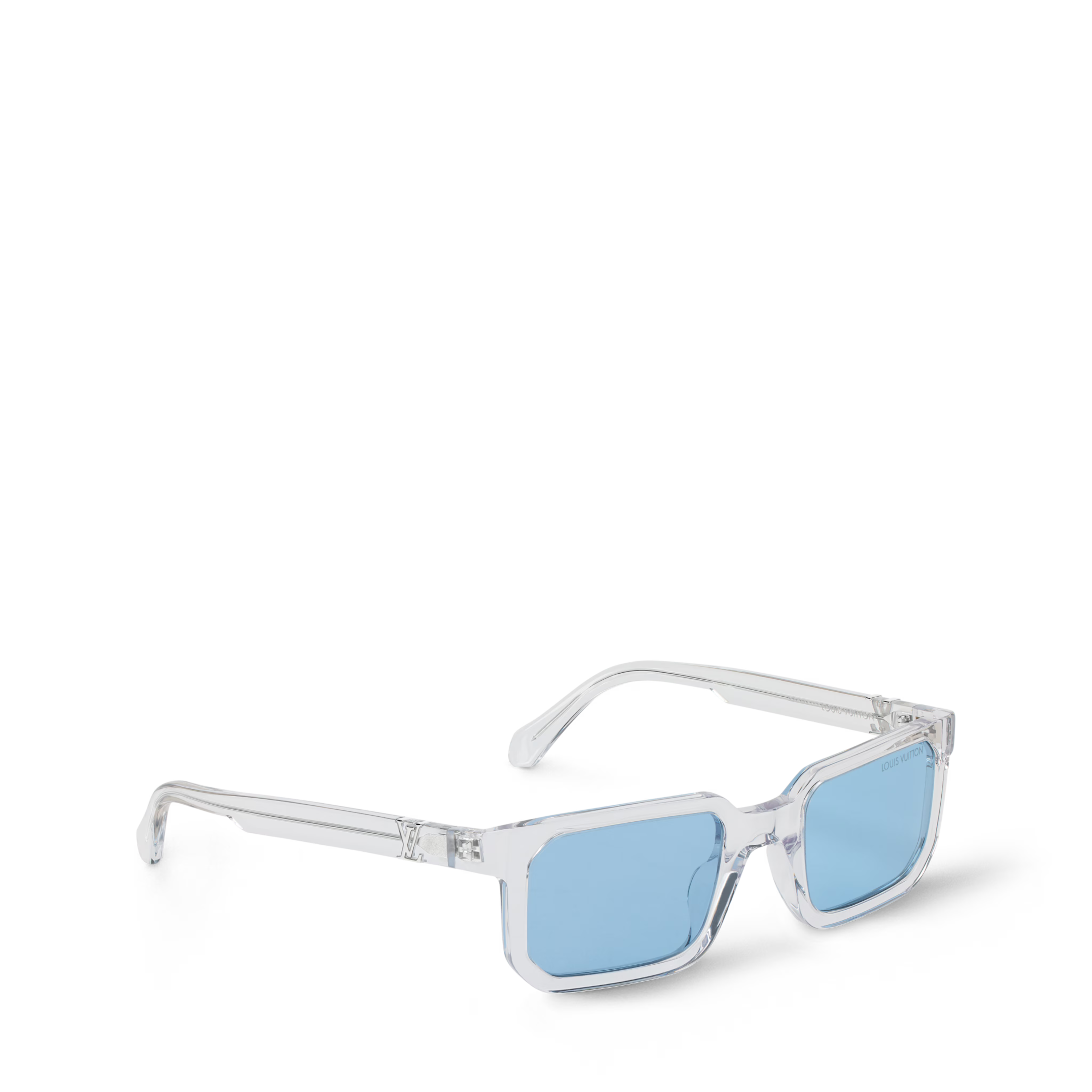 Louis Vuitton Men Square Frame Clear Sunglasses