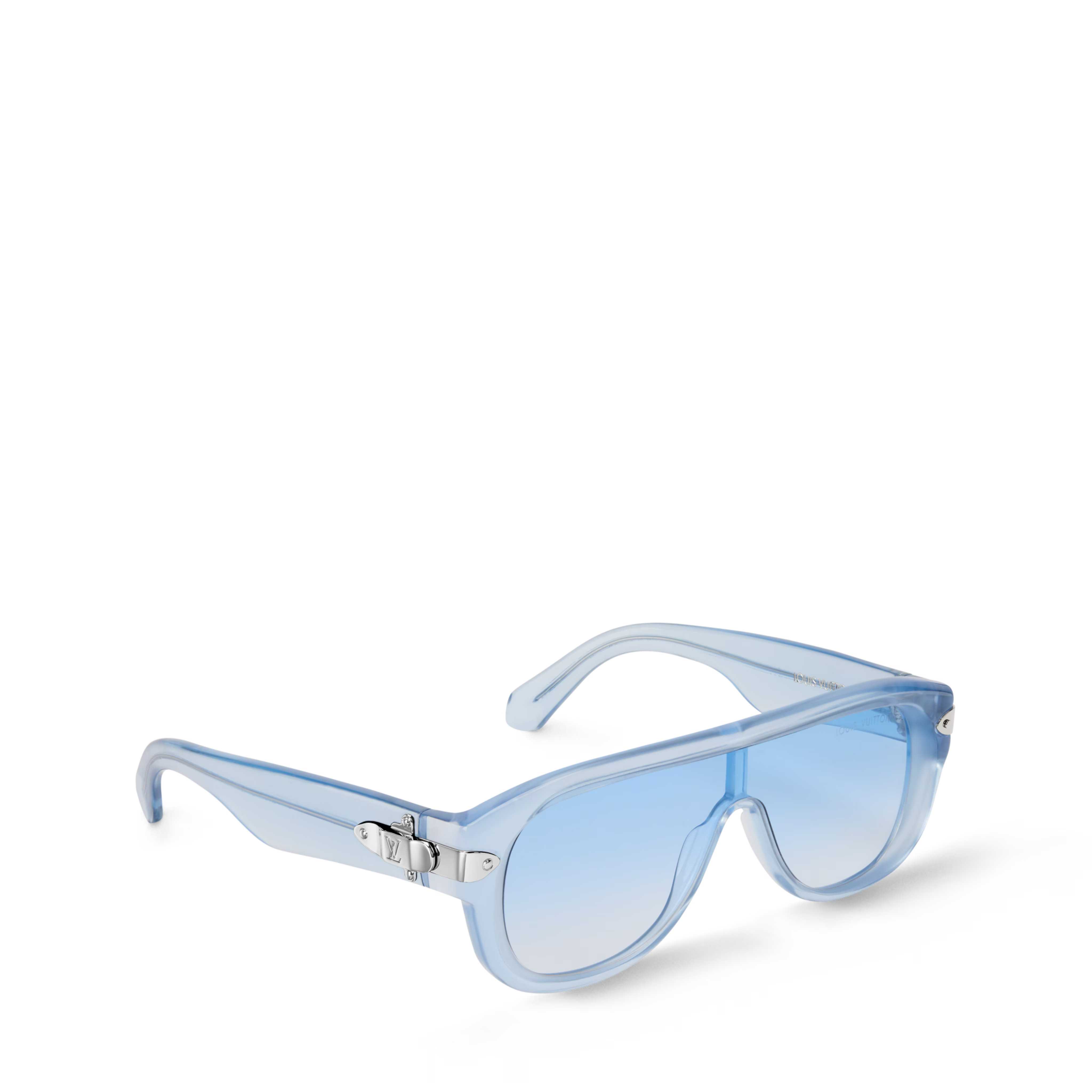 Louis Vuitton Men Mask Frame Blue Sunglasses
