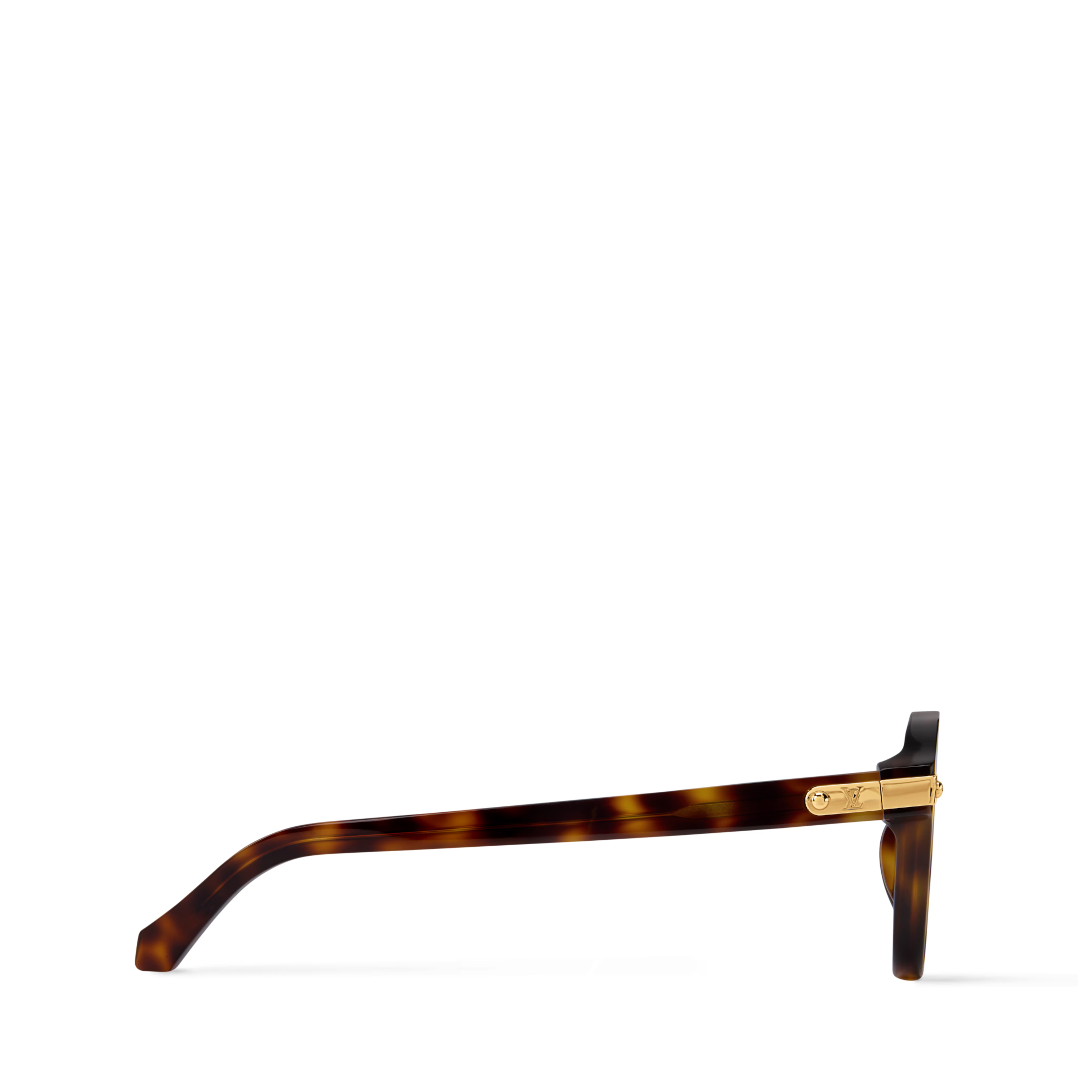 Louis Vuitton Men Aviator Frame Tortoise Sunglasses