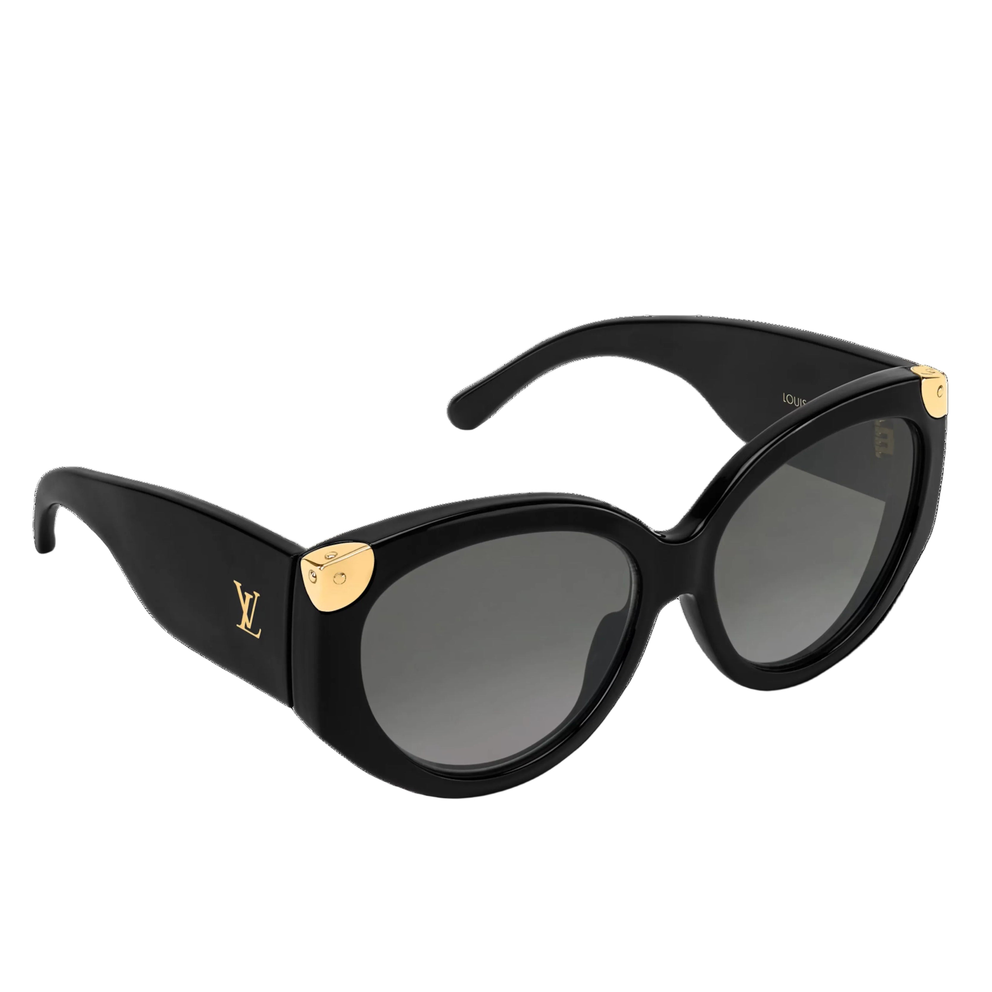 Louis Vuitton Women Cat-Eye Frame Black Sunglasses