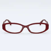 Miu Miu Women MU 06ZV Opal Red Rectangle Optical Glasses