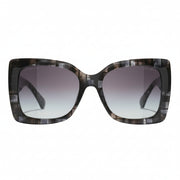 Chanel Women Square Tortoise Grey Gradient Sunglasses
