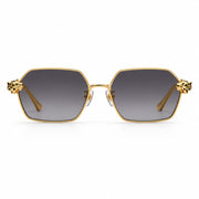 Cartier Panthère de C Women Hexagonal Gradient Grey Sunglasses