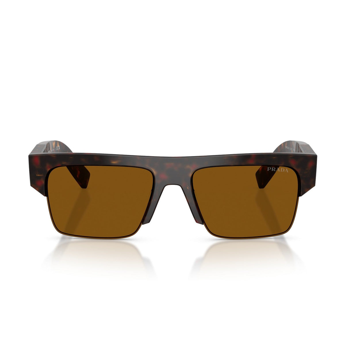 Prada Unisex PR D12SU Tortoise Sunglasses