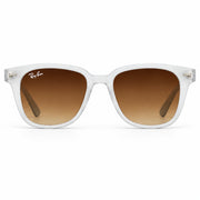 Ray-Ban Transparent Series Unisex Square Brown Gradient Sunglasses