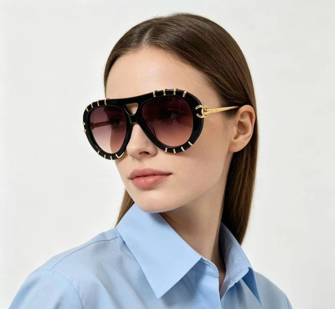Chanel Women CH9207 Aviator Sunglasses