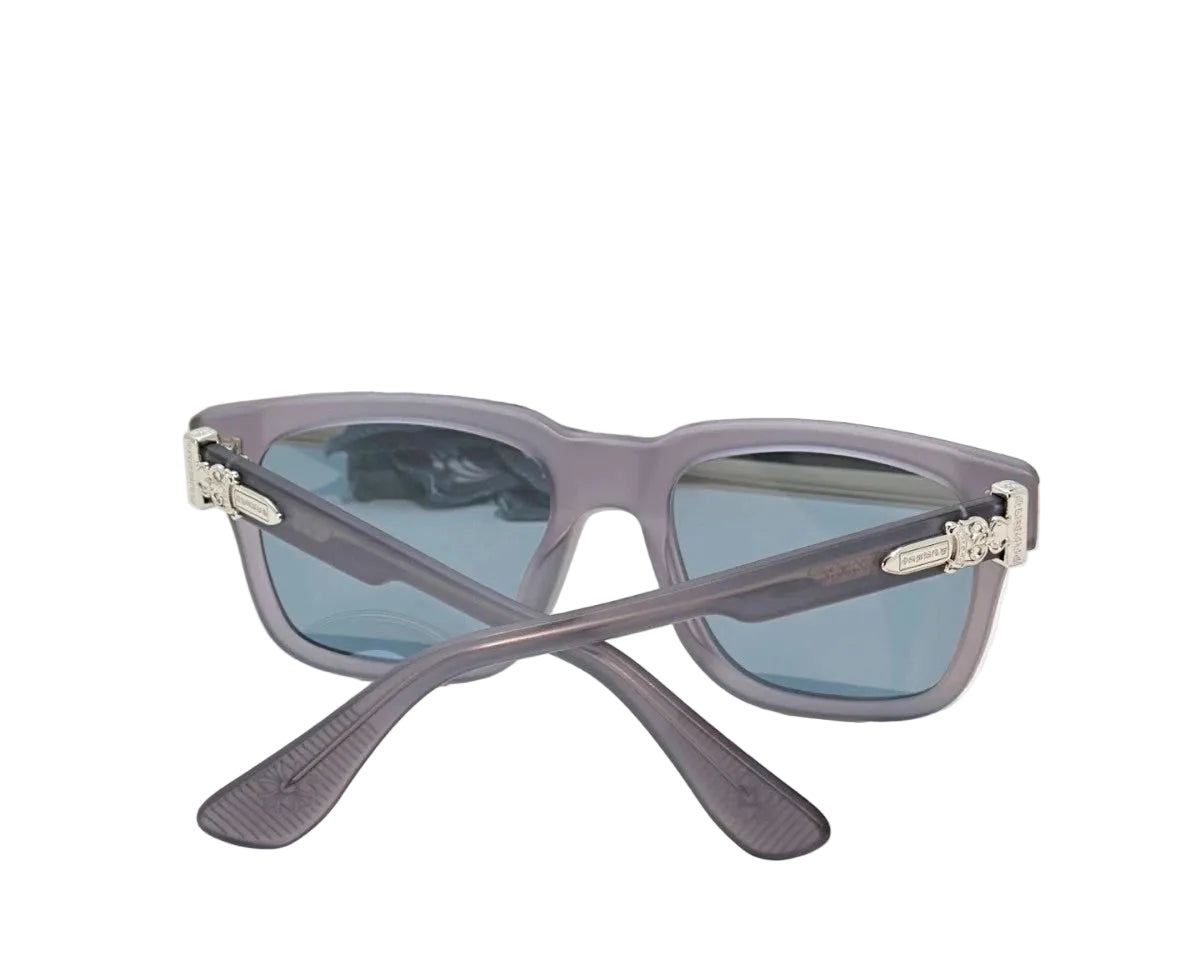 Chrome Hearts Box Officer Mist Gray Frame Sunglasses