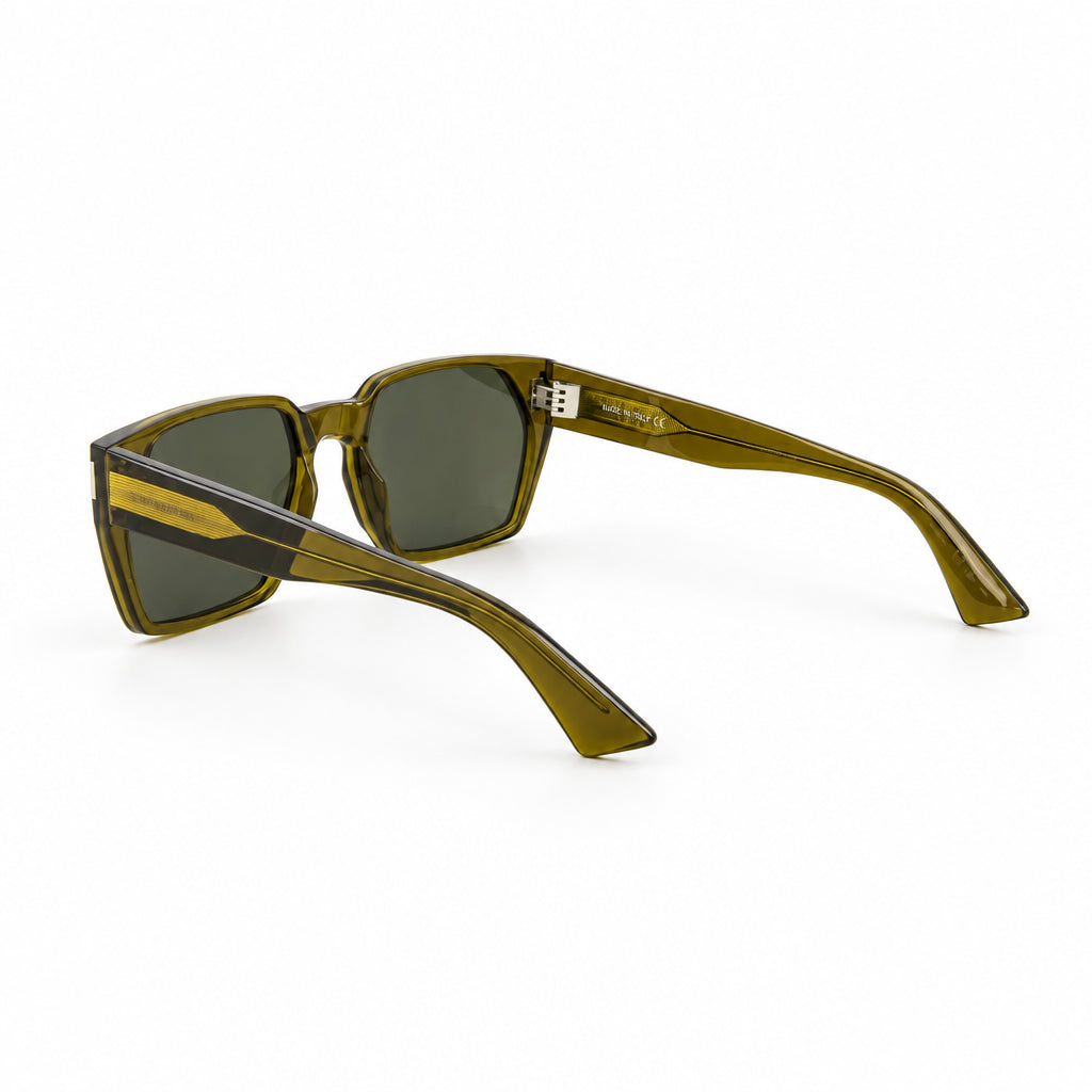 Saint Laurent Men SL 894 Square Transparent Khaki Sunglasses