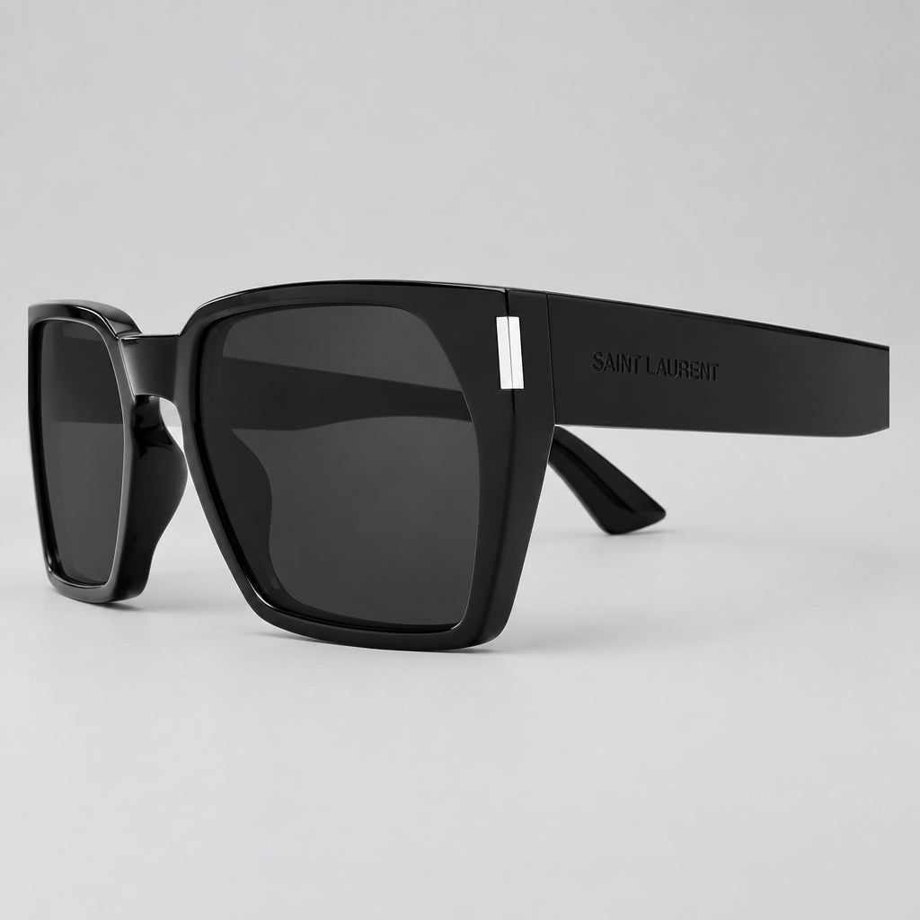Saint Laurent Men SL 894 Square Black Sunglasses