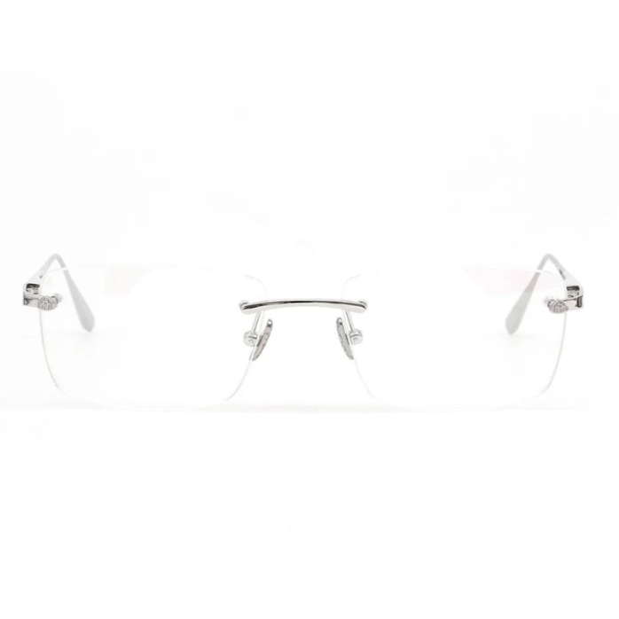 MAYBACH The Visual I Men Silver (P-P-Z25) | 56mm Rimless Eyeglasses 