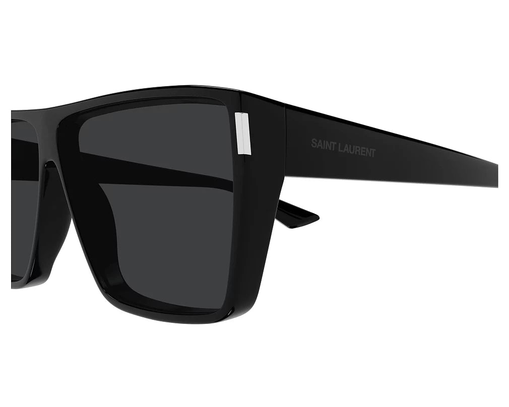 Saint Laurent Unisex SL 756 001 Black & Grey Sunglasses